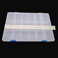 18 Portions Transparent Plastic Storage Box For Jewelry or Electronic Components. 
