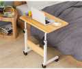 Adjustable height laptop table,study table,Home table,Writing table, with bookshelfs and metal frame. 