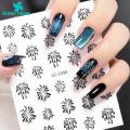 Nail Art Stickers Colorful Gradient Nail Stickers Long-lasting Holographic Sparklers for Stunning Nail Art 6 Sheets Gradient Nail Decals. 