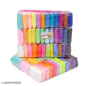 Super Clay Non Sticky Air Dry Clay, Fun Play Foam Bouncing DIY Kids Creative Art & Crafts Clay Putty Kit with Tools Modeling 12 Different Color Clay (Pack of 6, pack of 12, pack of 24 and pack of 36