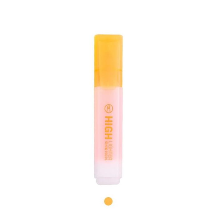 Transparent Body Jumbo Size Color Highlighter Marker Pen for Paper Fax Copy Spot Liner Stationery Office School Supplies A6070