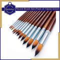 Keep Smiling A5001 13 pcs long round handle pointed shape painting brush. 