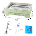 Quasar Disposable Bbq Grill Portable Charcoal Bbq Grill Easy Setup Stable Non-slip Even Heat Distribution Ideal for Outdoor Cooking Favorite Disposable Barbecue Grill. 