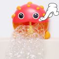Baby Bath Toys Bubble Machine Puffer Fish Music Kids Bath Toy Bathtub Automatic Bubble Maker Baby Bathroom Toy For Children. 