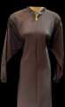 Korean nida fabric full zip style/new style abaya with 2 side pocket. 