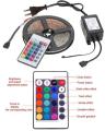 Remote Control Color Changing Led Tape Strip Light Complete Kit Rgb. 