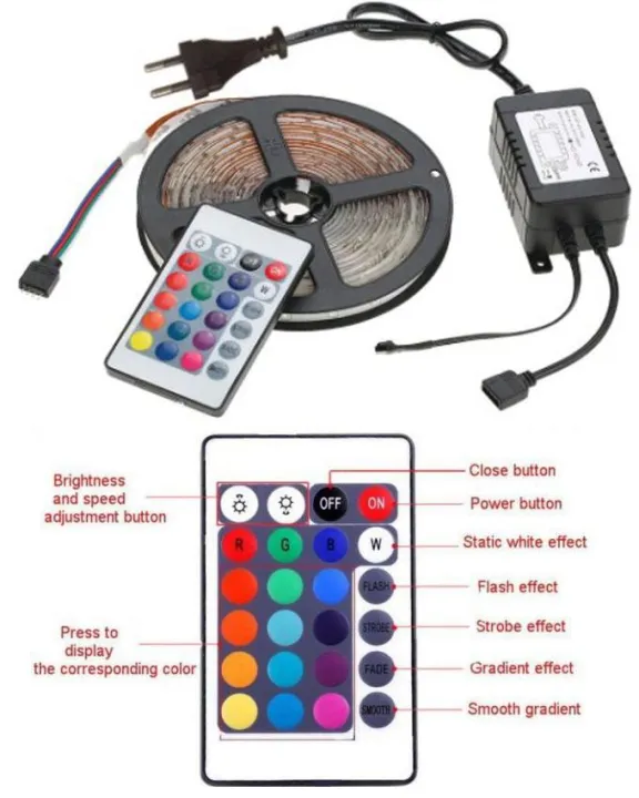 Remote%20Control%20Color%20Changing%20Led%20Tape%20Strip%20Light%20Complete%20Kit%20Rgb%20-%20Image%204