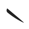 100 Pack Arrows Vanes 4 Inch Plastic Feather Fletching for DIY Archery Arrows - 50 Pack Black & 50 Pack Green. 