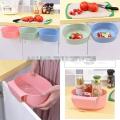 Plastic trash bin kitchen cabinet door hanging trash bin trash can wall mounted trash bin bathroom toilet waste storage bin. 