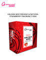 Glamorous Face Next Level Halawa Wax, Finger Wax With Wax Applicator Card 300G. 