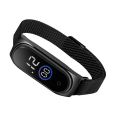 Black Color Magnet Led Watch Ladies Digital Wrist Watch / Black Color LED Digital Watch Smart Watch For Women/Girls. 