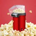 Popcorn Maker, Electric Mini Popcorn Machine Oil-Free, Small Fast Popper with Measuring Cup and Removable Cover. 