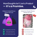 MomDaughts' Menstrual Period Cup Large & Small Size Premium Quality FDA Approved Reusable Long-Lasting Mystical. 