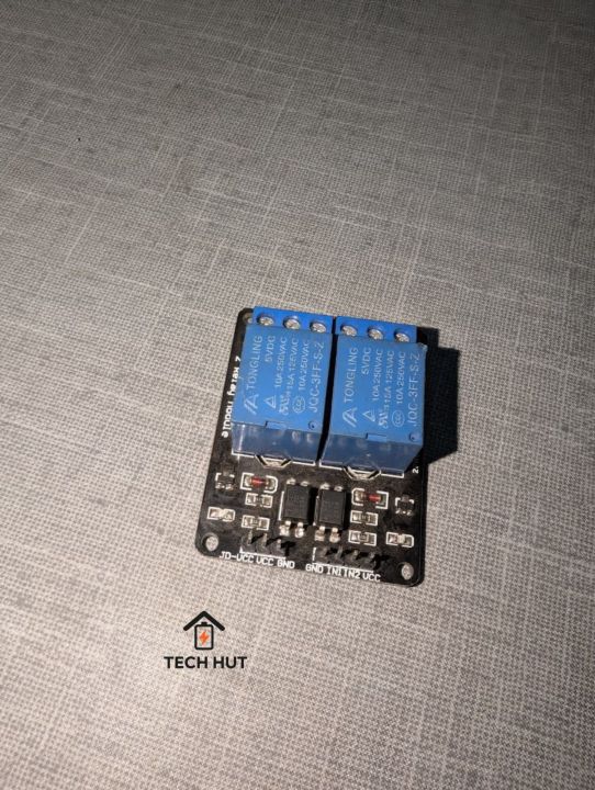 2 Relay Module 5V Dual Channel Relay Board for Arduino, Raspberry Pi ...