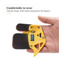 Archery Leather Finger Tab Guard Protection for Outdoor Sports Arrow Shooting. 