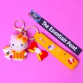 Hello kitty keychain (multiple variants) - soft pvc keychain for kids (girls and boys) - bag hanging accessories / keyring. 