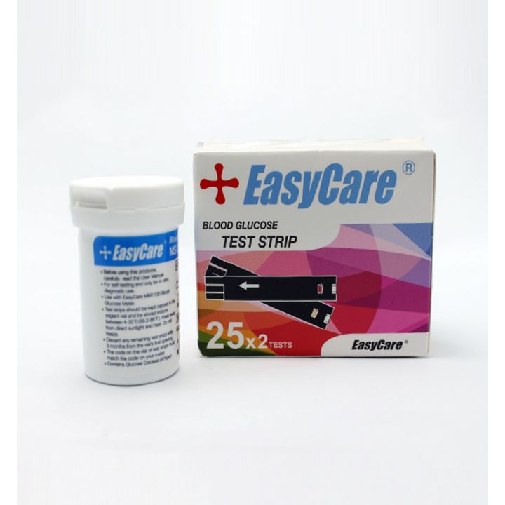 Easy Care 50 Test Strips Use Only With Easy Care Meter