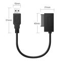 USB Adapter PC 6P+7P CD DVD Rom SATA to USB 2.0 Converter Slimline Sata 13 Pin Drive Cable for PC Laptop Notebook. 