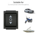 【FOOT SOFA】DPDT Double Pole/Throw On-Off-On Momentary Latching Rocker Switch For Car Parts. 