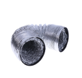 Pipe For in & Out 4 Inch 100mm Ventilator Pipe PVC Aluminum Tube Air Ventilation Pipe Hose Flexible Exhaust Duct 3/2M Air System Vent Bathroom, Kitchen.. 