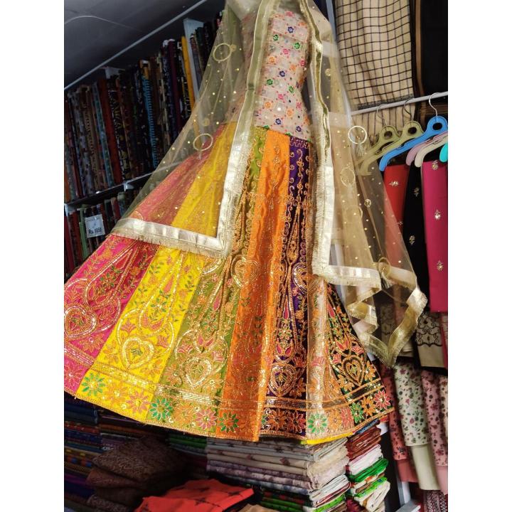 MEHNDI LEHNGA 3PC
