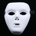 White Face Mask Halloween Party Masks Hip-Hop Ghost Dance Performances Props. 