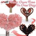 Magic Growing Tree Paper Sakura Crystal Trees Desktop Cherry Blossom Toys. 
