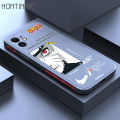 Hontinga for iPhone 11 Case Side Design Phone Cover Anime Uzumaki Naruto Cover Square Edge Pattern Liquid Silicone Trend Case. 