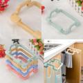 Plastic Kitchen Trash Garbage Bag Holder,Candy Color Towel Cabinets Rack Organizer. 