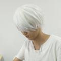 【Simple 3C】Male White Wig Cosplaying  Characters Synthetic Wigs. 