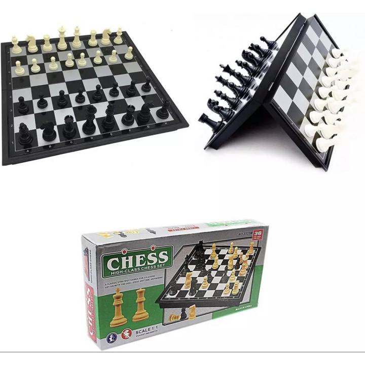 High class Megnetic chess set Folding portable 3323M chess 10” MAGNTIC c# 332