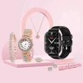 A58 Plus Smart Watch with Touch Control, Bluetooth Fitness Tracker, Blood Pressure Monitoring, 32MB ROM, HD Display, IP67 Waterproof, and Mult Sports Modes for Men and Women. 
