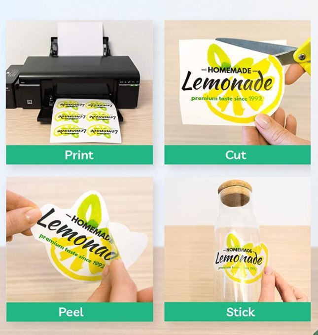 Printable%20Vinyl%20Sticker%20Paper%20Self-Adhesive%20Waterproof%20Matte%20White%20Printing%20Paper%20Sheet,%20for%20Inkjet%20Printer%20-%20Image%203