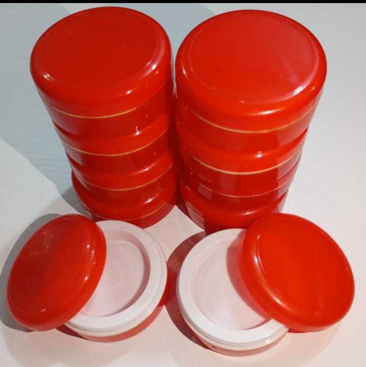 Pack%20of%2010%20Empty%20Cream%20Containers%20Cosmetics%20Jars%20for%20Makeup%2018%20Gram%20Red%20-%20Image%209