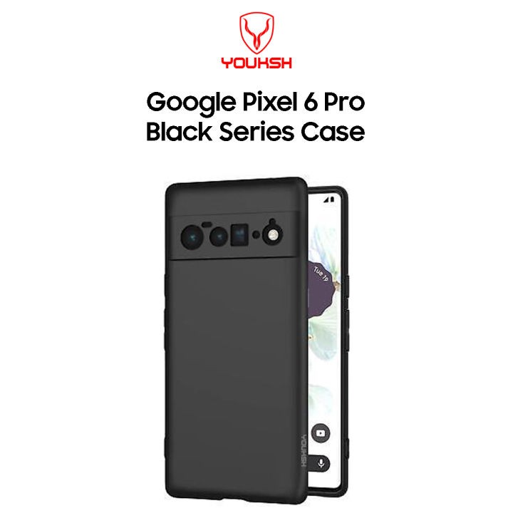 YOUKSH Google Pixel 6 Pro Soft Silicon Case With Camera Protection.