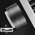 OPPPO N6 Minimalist Style Reflective Light Bluetooth Speaker - Silver. 