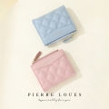 Pierre LOUES Mizuki Wallet Women's Small Folding Wallet PU Leather Premium BAEOS. 