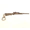 PUBG M24 Orignal_Sniper Keychain Metal Silver Keyring. 
