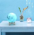 Full Moon Lamp, LED Lunar Night Light Remote Control Table Lamp Dimmable Brightness 16 Main Colors, 4 Light Conversion Modes with USB Charging Moonlight Gift with Wooden Holder. 