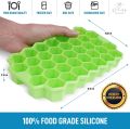 Silicone Ice Cube Molds with Lid Flexible 34-Ice Trays BPA Free. 