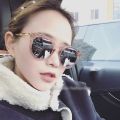Cat Eye Women Sunglasses Fashion Female Men Retro Reflective Mirror Sunglasses. 