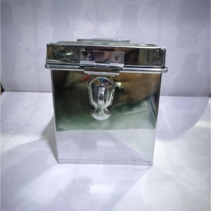 Money Box stainless Steel Box Storage Box money Saving Toy