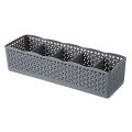 【BestGO】5 Grids Wardrobe Storage Box Basket Sock Storage Box Underwear Organizer Bra Underwear Storage Box Plastic Container Organizer. 