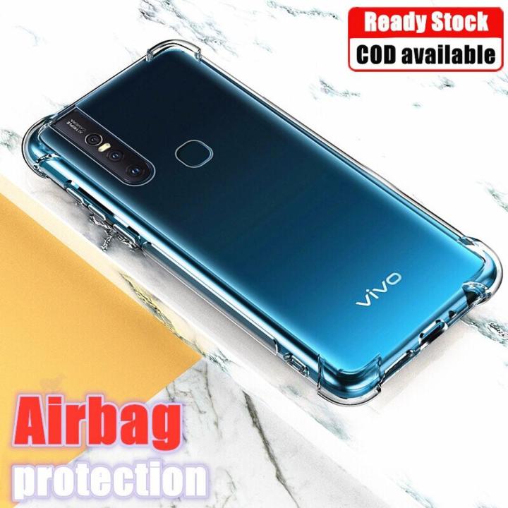 lthmy for Vivo V15 1819 Soft Gel Jelly Case Transparent Full