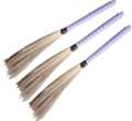 QA BROOM STICK PACK OF 3 JHAROO PHOOL JHARUU FEATHER DUSTER LONG LASTING. 