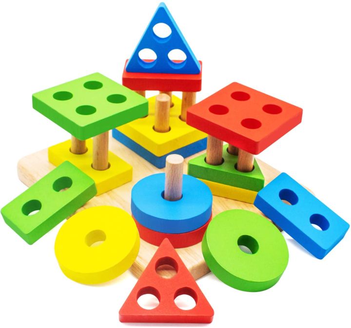 Wooden%20Intellectual%20Geometric%20Shape%20Matching%20Four%20Column%20Blocks%20Educational%20&%20Learning%20Toys,%20Wooden%20Geometric%20Shape%20Sorter%20Puzzle%20-%20Image%205