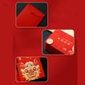 6Pcs Chinese Lunar New Year Red Envelopes Lucky Money for Graduation Wedding. 