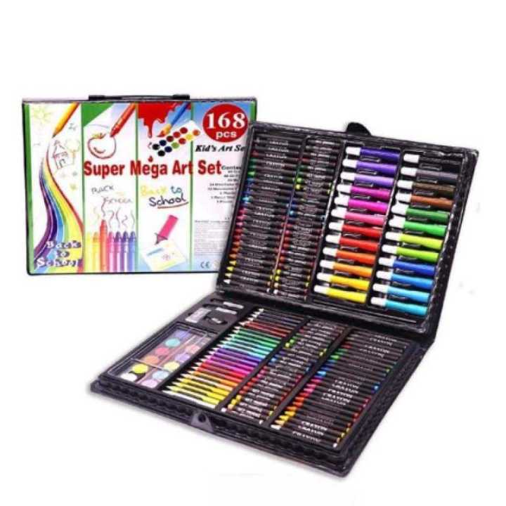 168 Piece Super Mega Art Set Kids Stationery Set