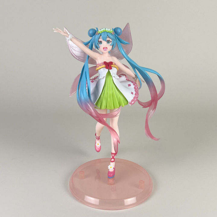 Hatsune Miku Hand made Cartoon anime Cherry Blossom Beauty Girl Butterfly Genie Chuyin Model Case Decoration