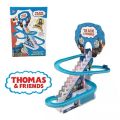 Thomas and Friends Track Train Climbing Stairs Set Thomas Train LED Light Music Rail Kids Train Set Climbing Ladder & Glide ON Track Train. 
